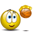 يلعب كرة السلة1